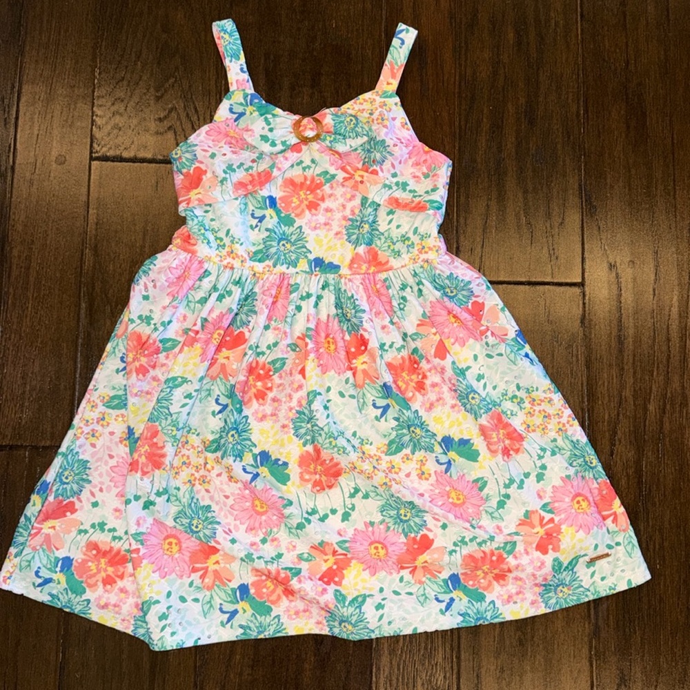 Tahari girl floral dress 6